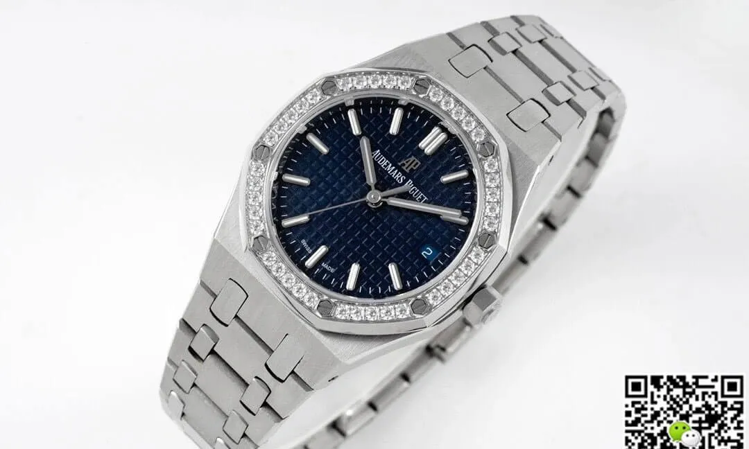 Audemars Piguet Royal Oak 77351ST.ZZ.1261ST.01 8F Factory 1:1 Best Edition Replica Watch Diamond-Set Bezel